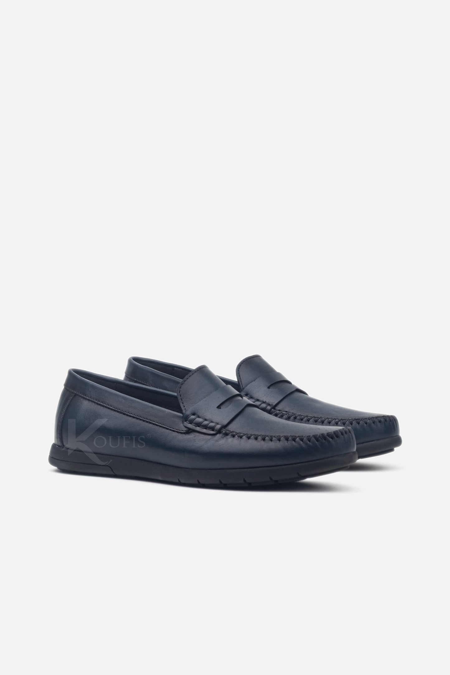 K609 Mocassin En Cuir