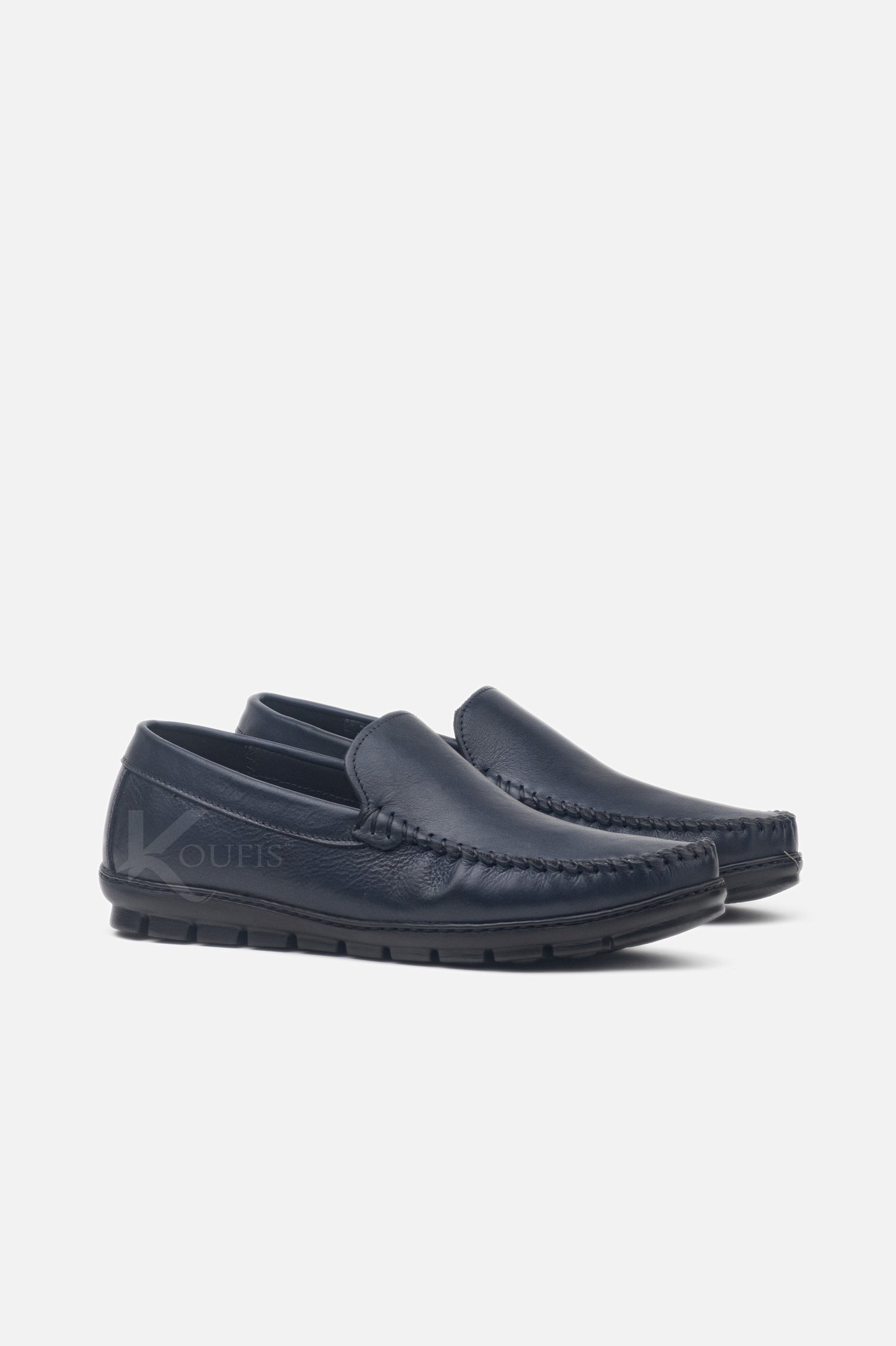 K613 Mocassin En Cuir