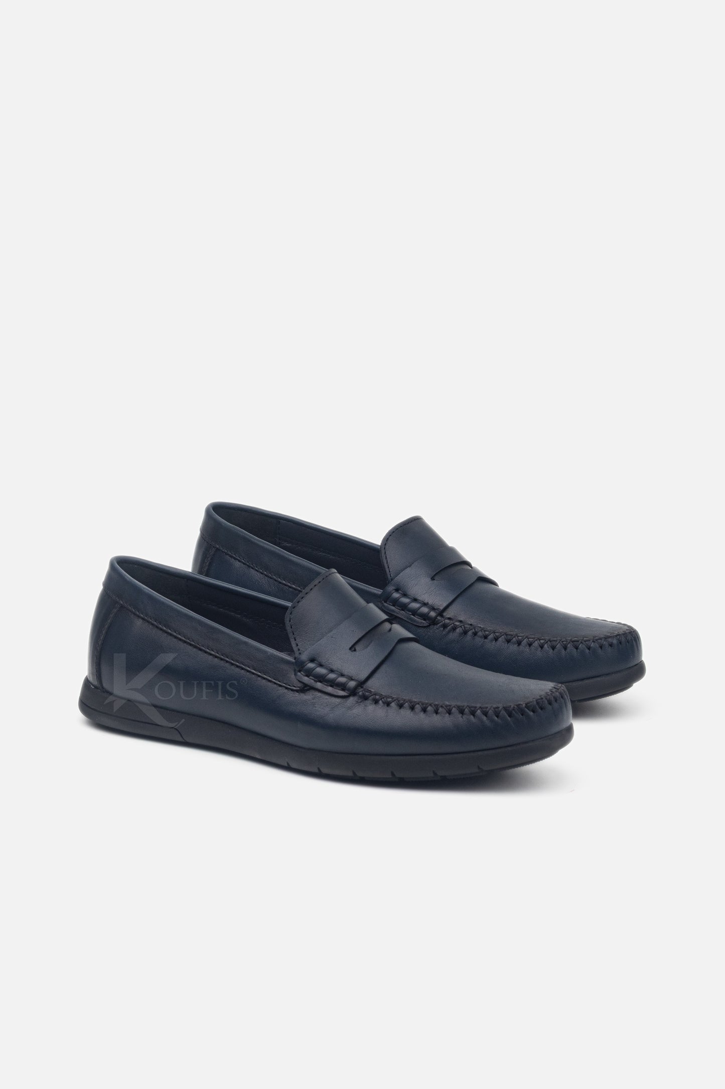 K609 Mocassin En Cuir