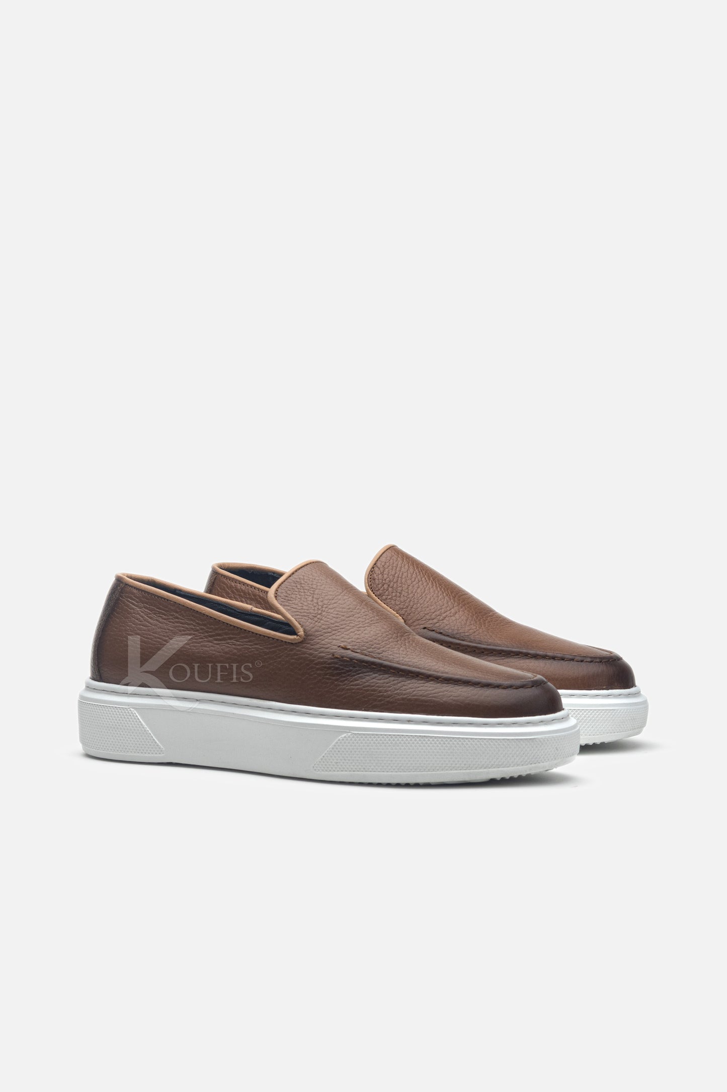 K608 Ballerine en Cuir