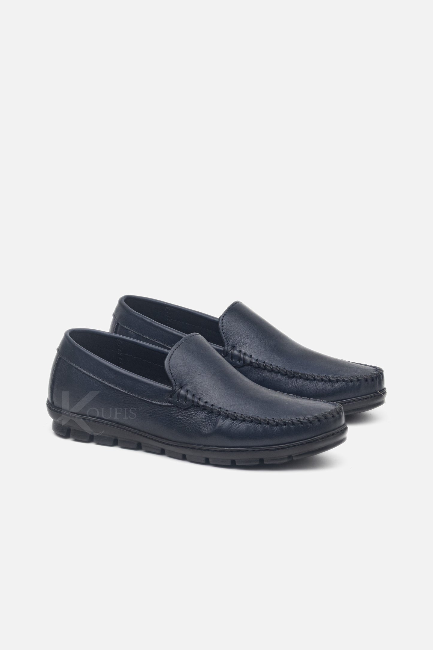 K613 Mocassin En Cuir