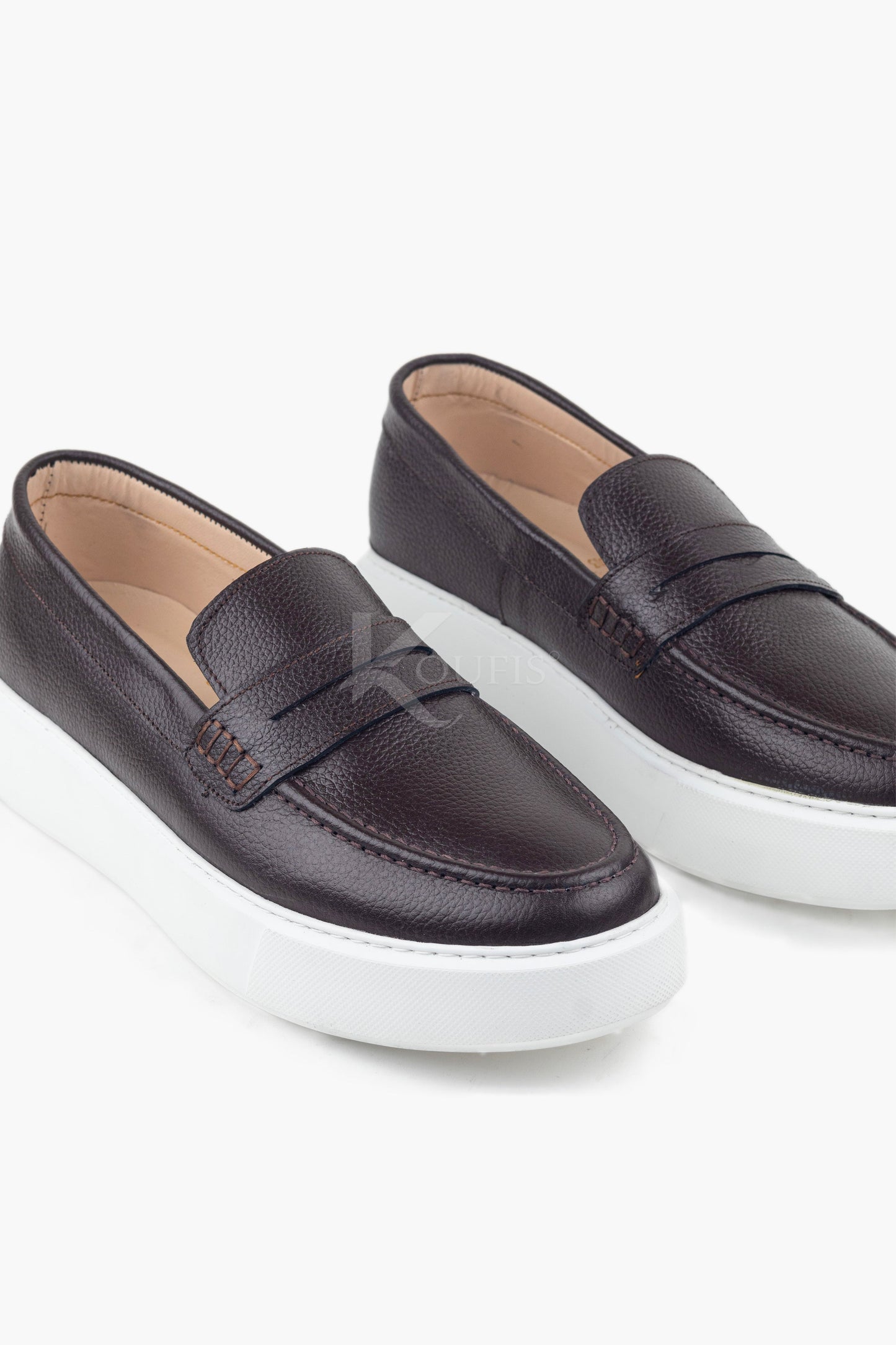 K601 Ballerine en Cuir