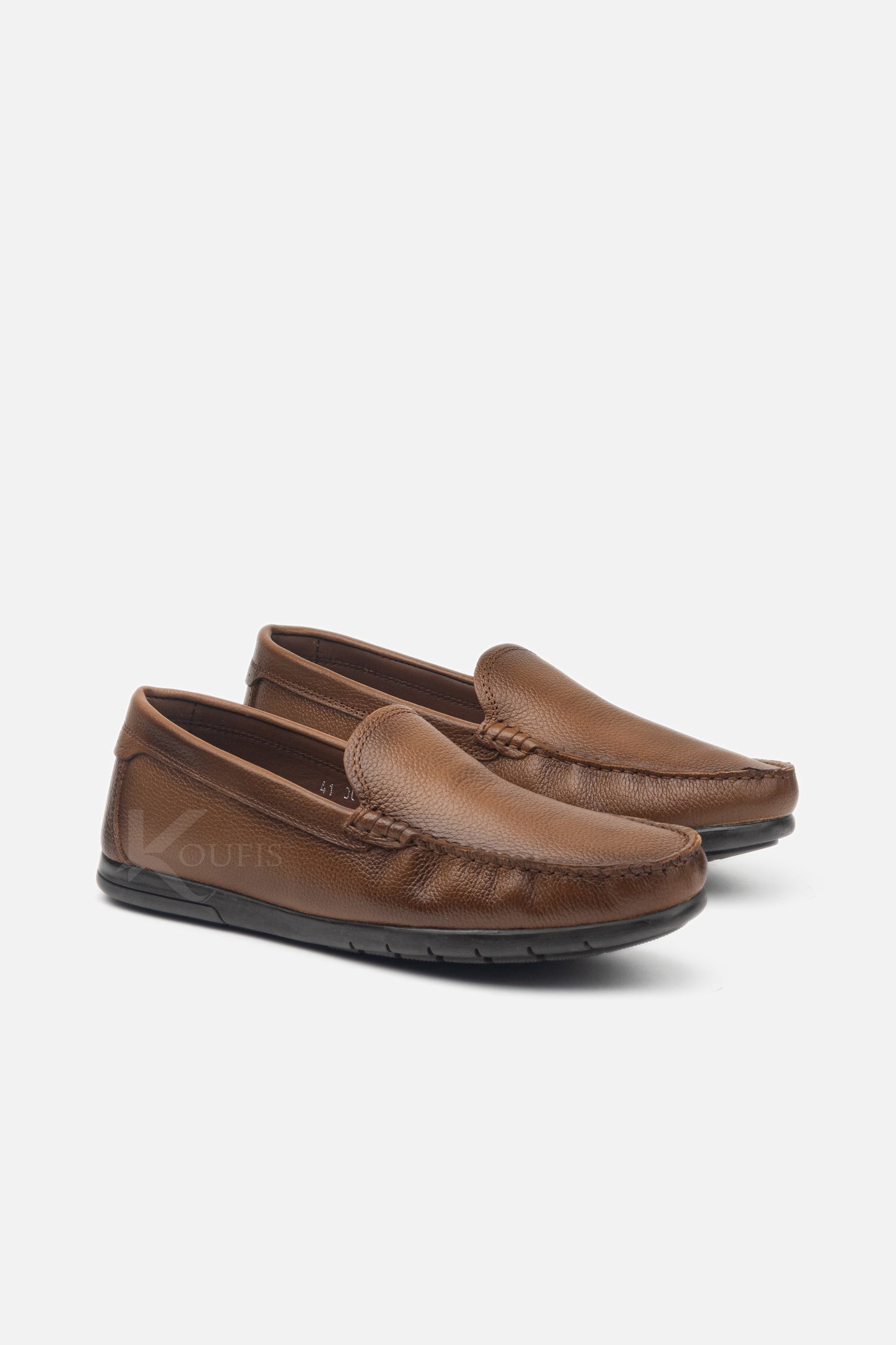 K612 Mocassin En Cuir
