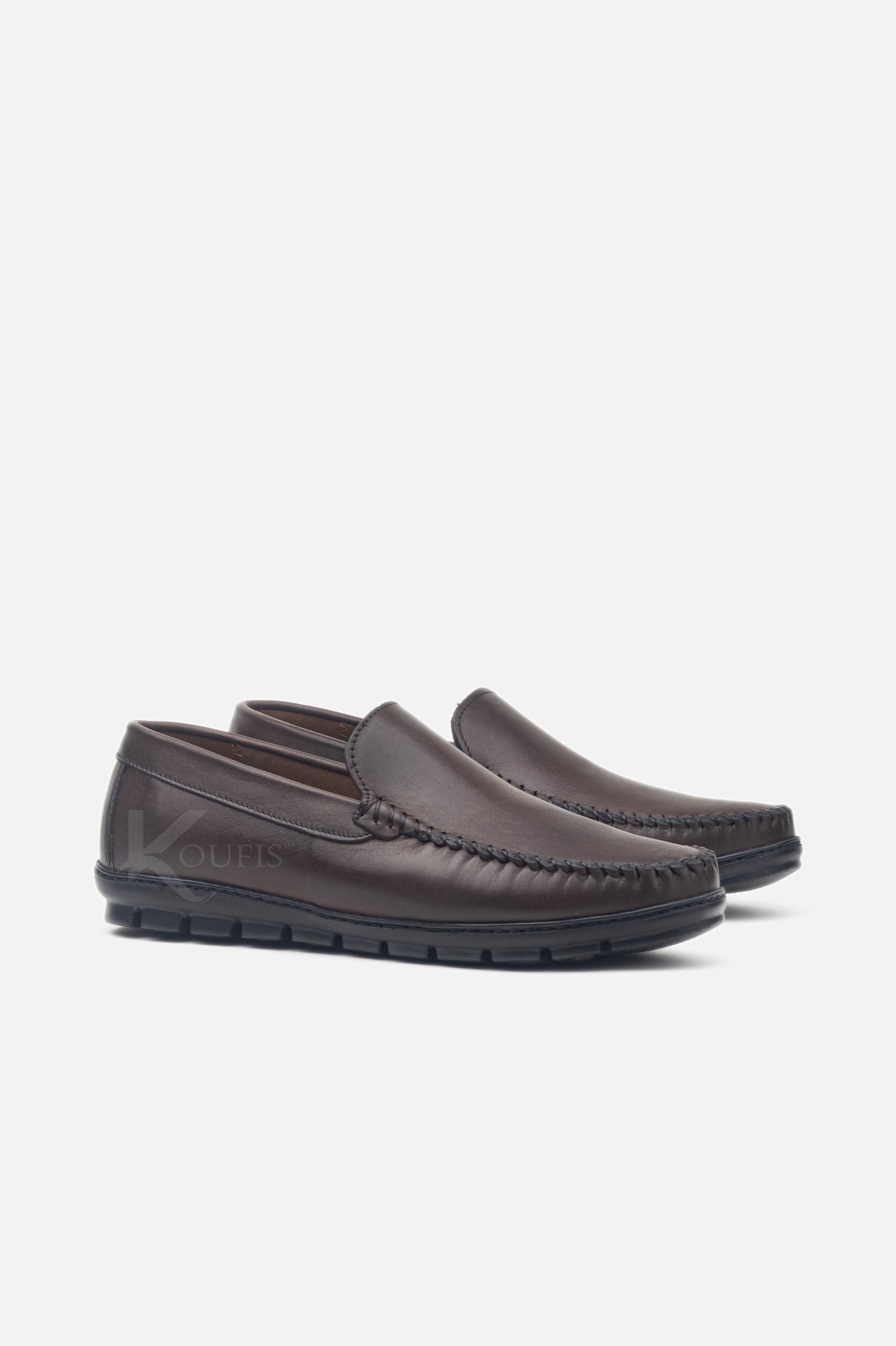 K613 Mocassin En Cuir