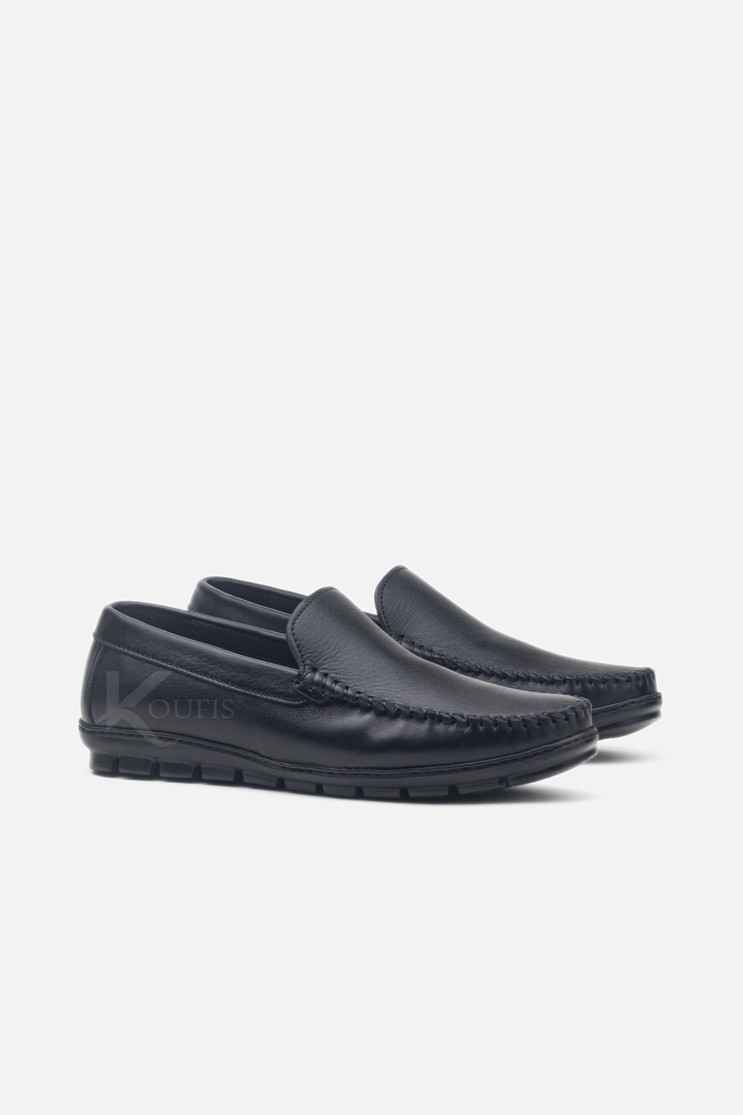 K613 Mocassin En Cuir