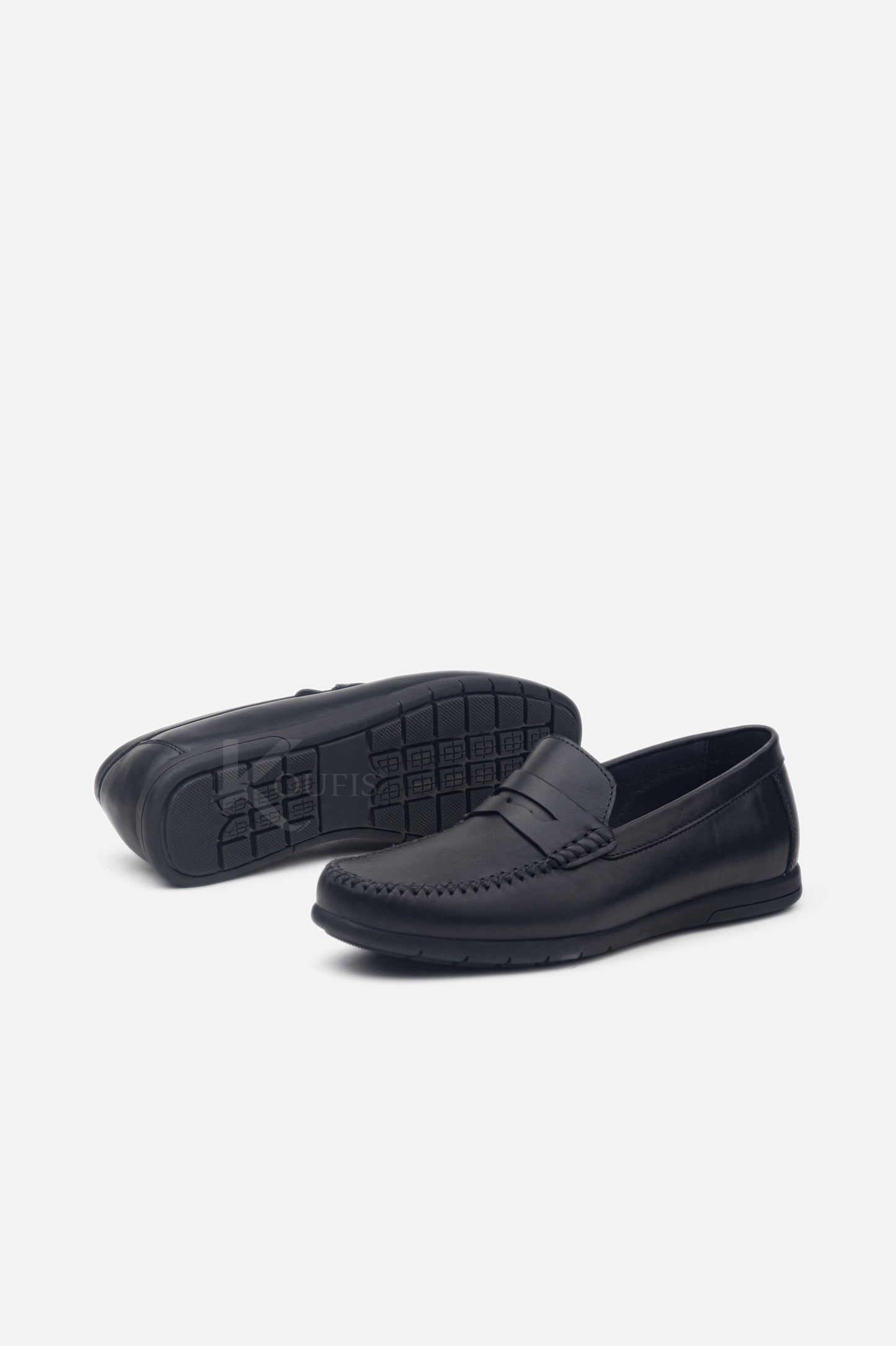 K609 Mocassin En Cuir