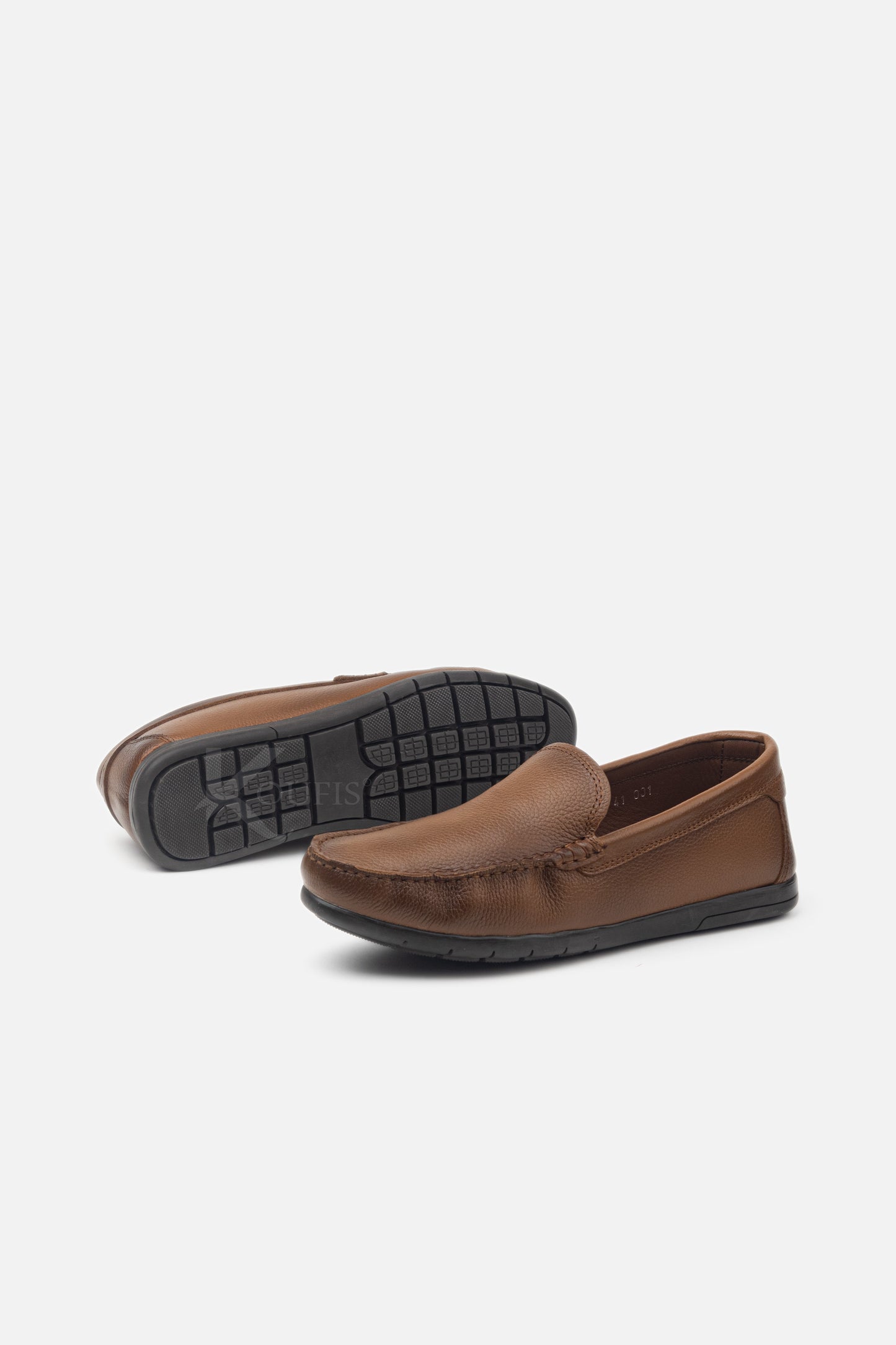 K612 Mocassin En Cuir