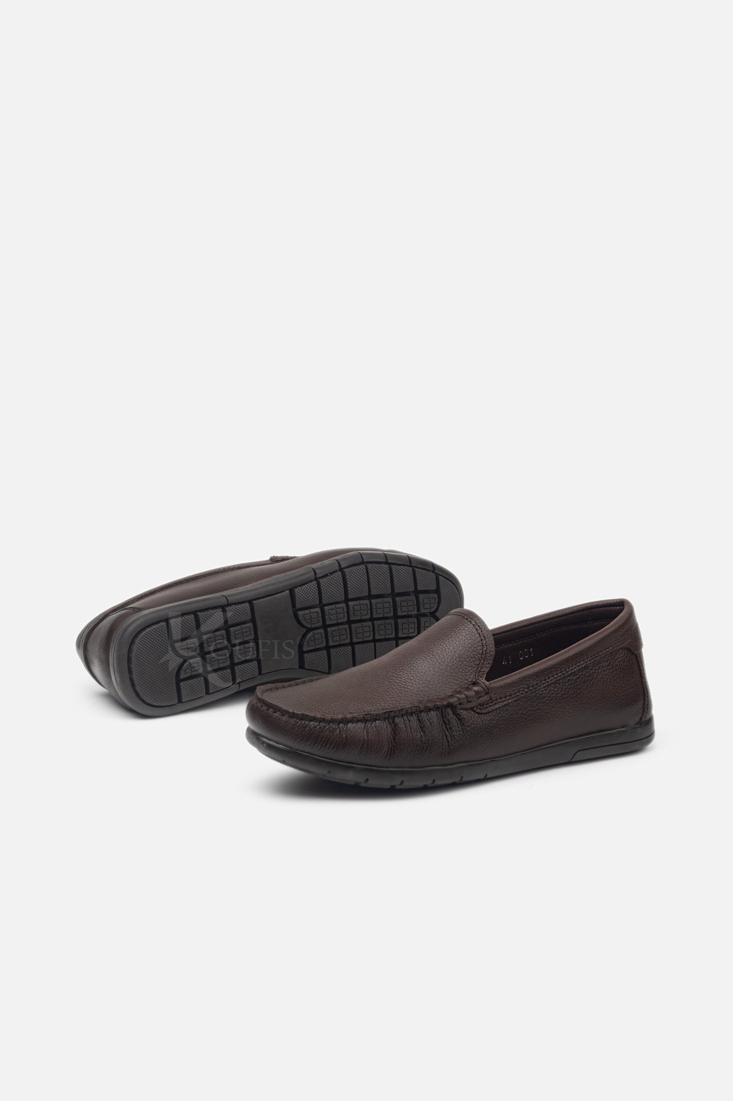 K612 Mocassin En Cuir