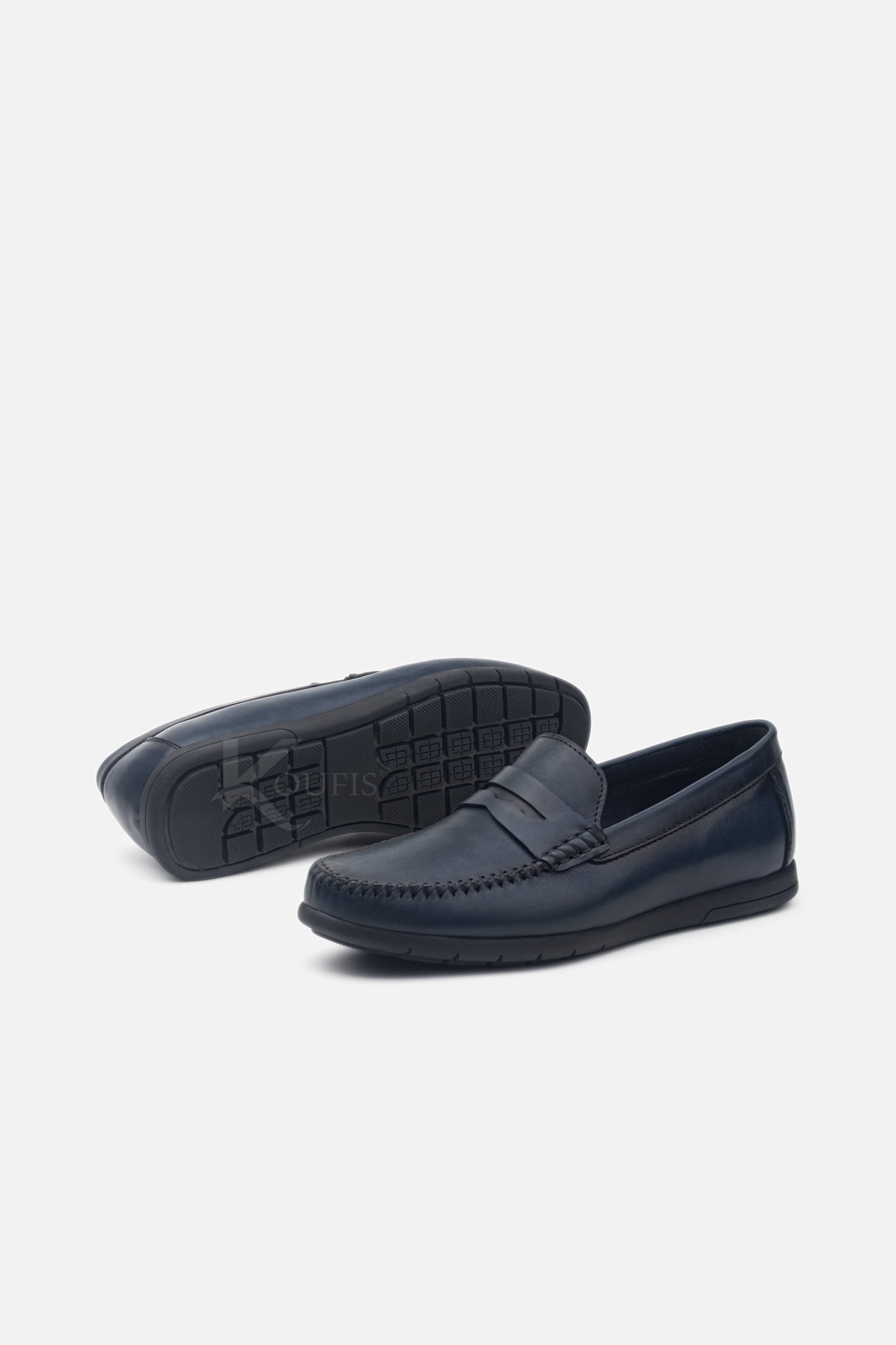 K609 Mocassin En Cuir
