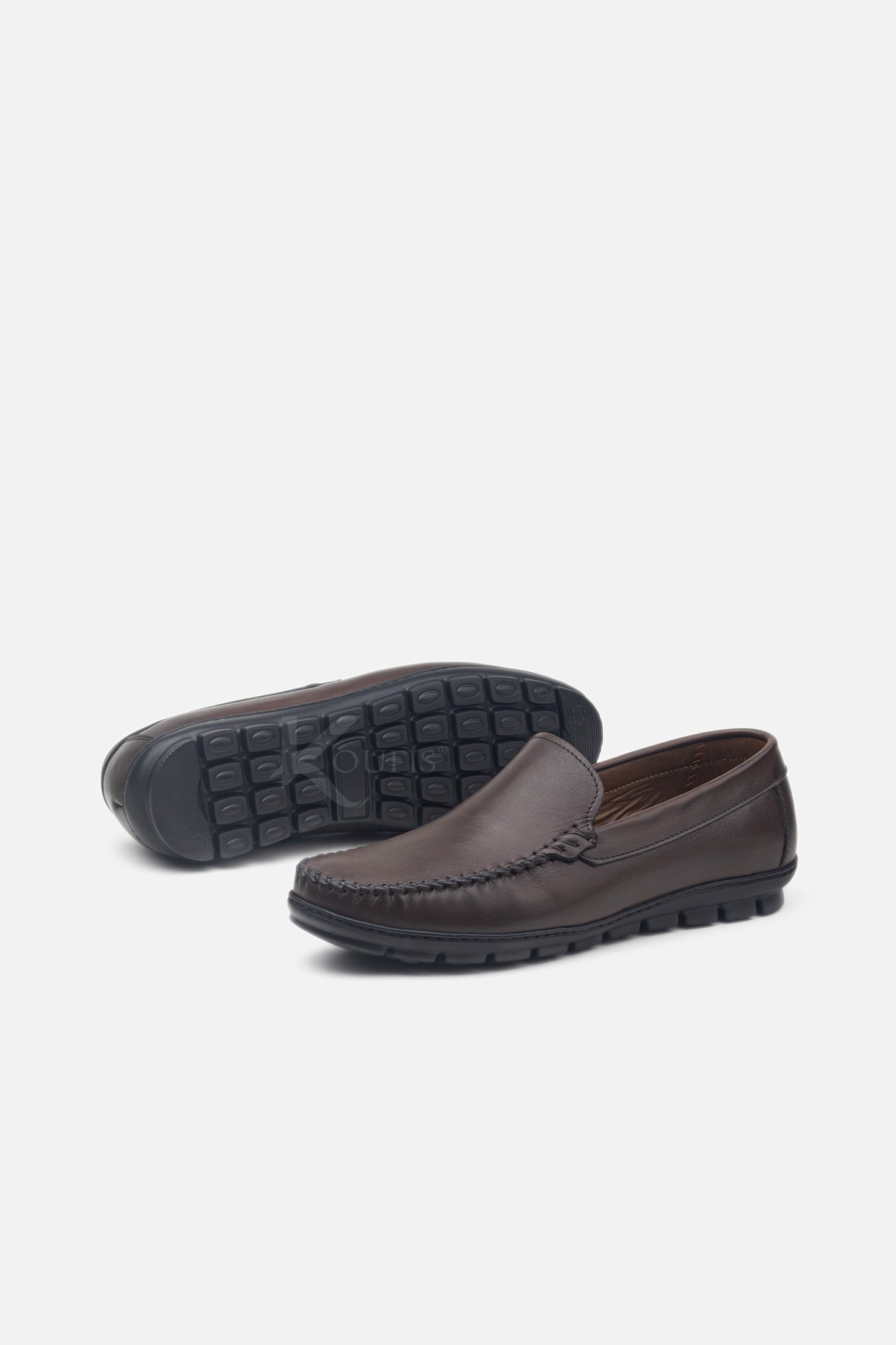 K613 Mocassin En Cuir