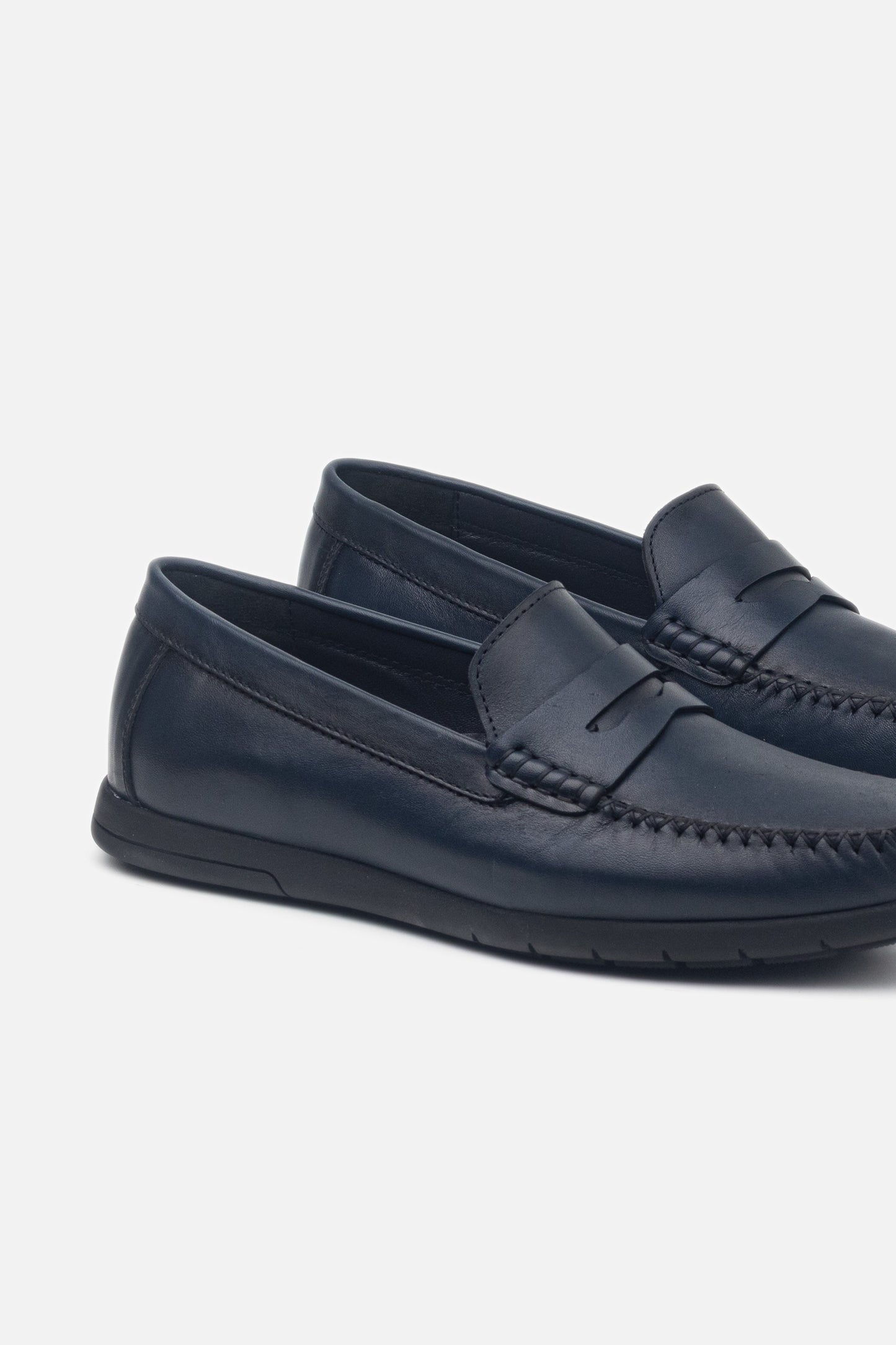 K609 Mocassin En Cuir