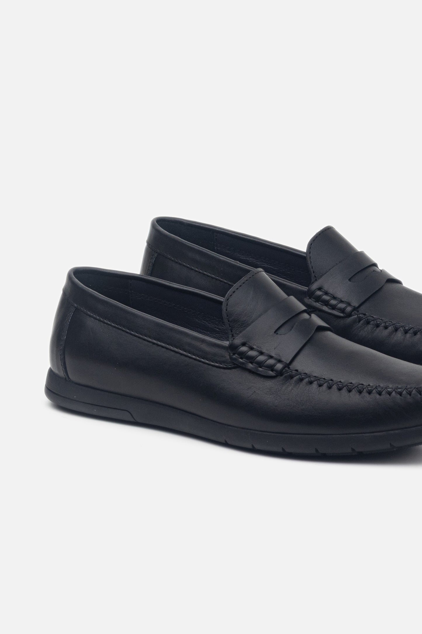 K609 Mocassin En Cuir