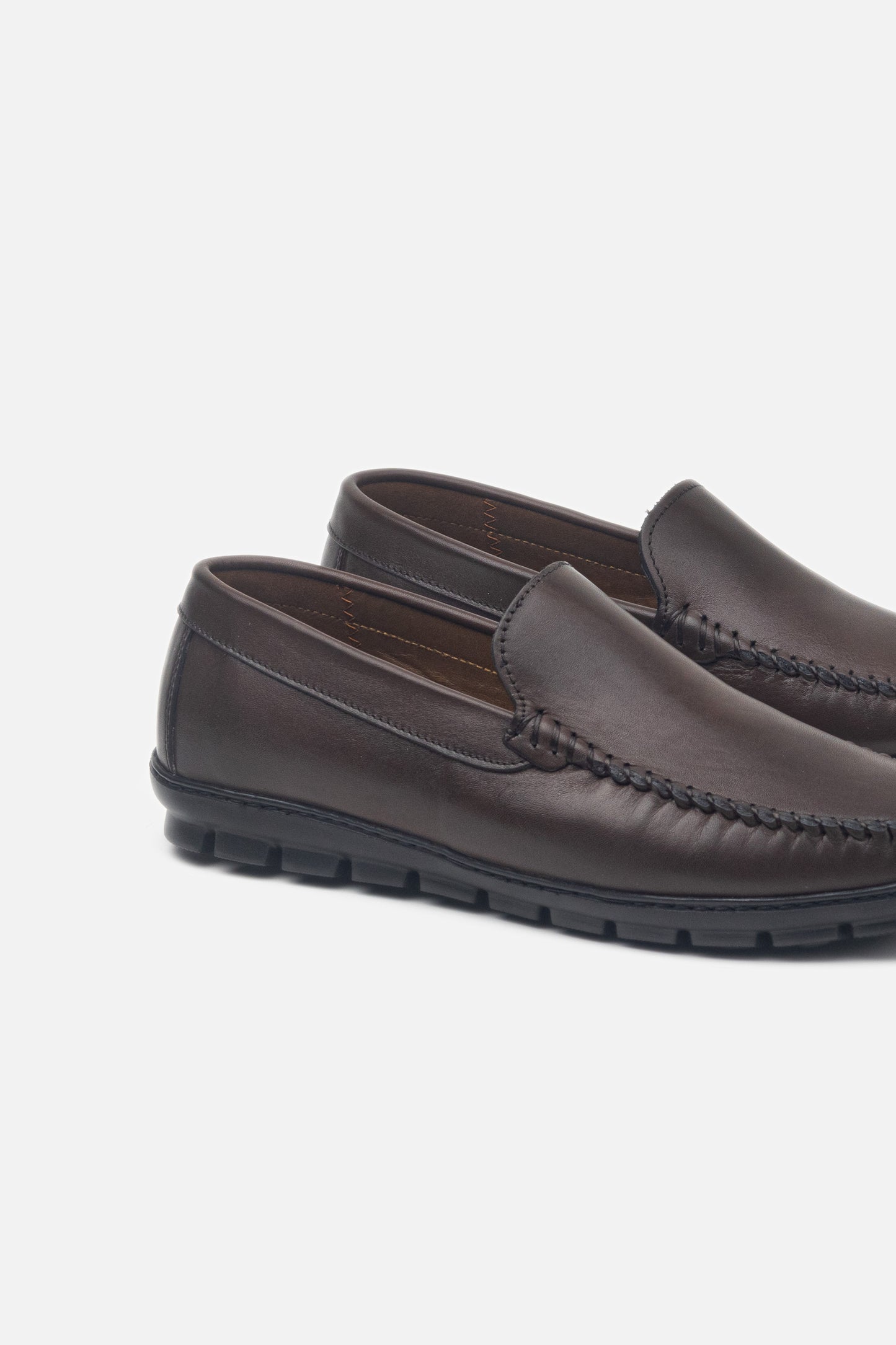 K613 Mocassin En Cuir