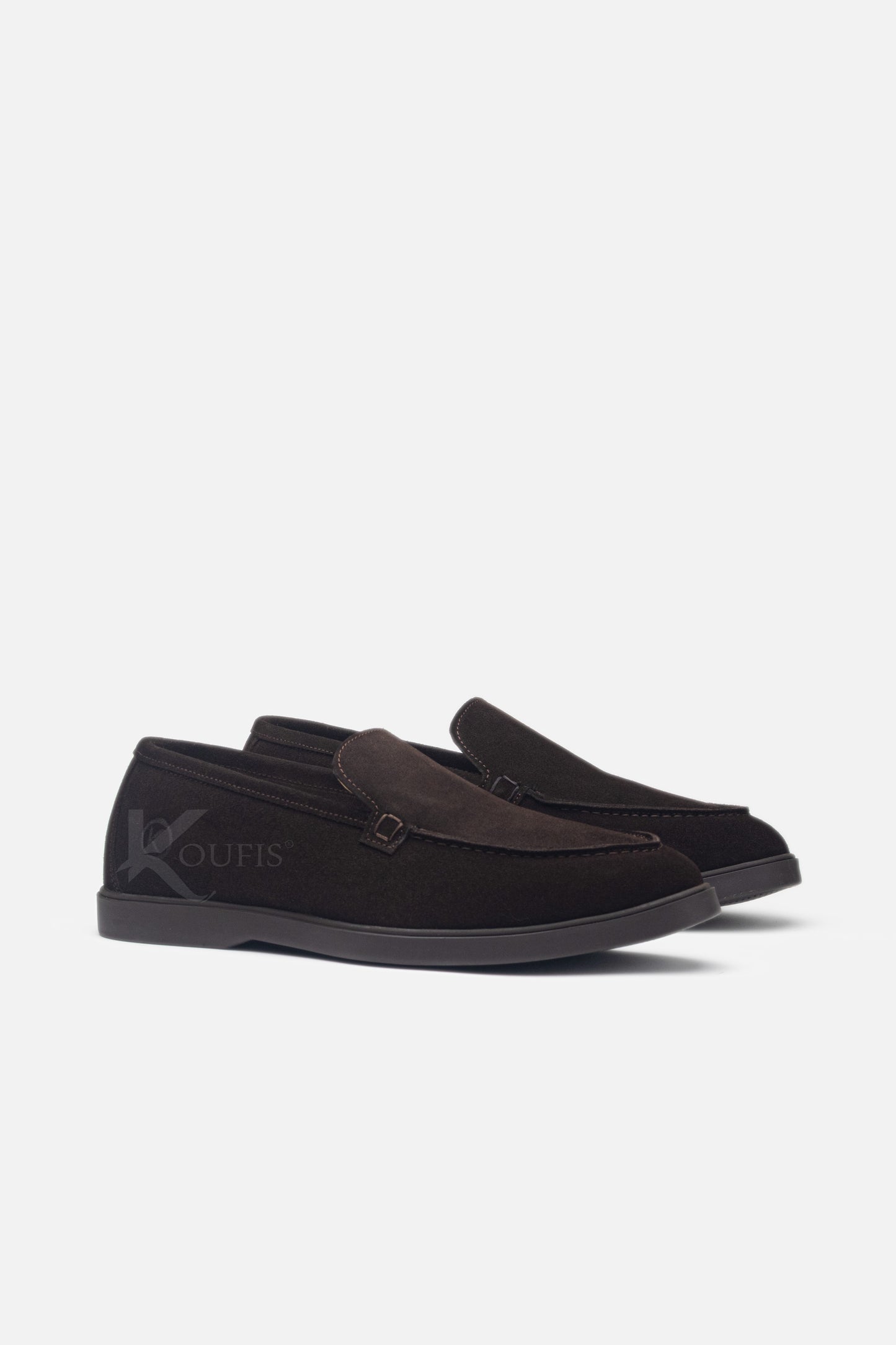 K607 Ballerine en Daim
