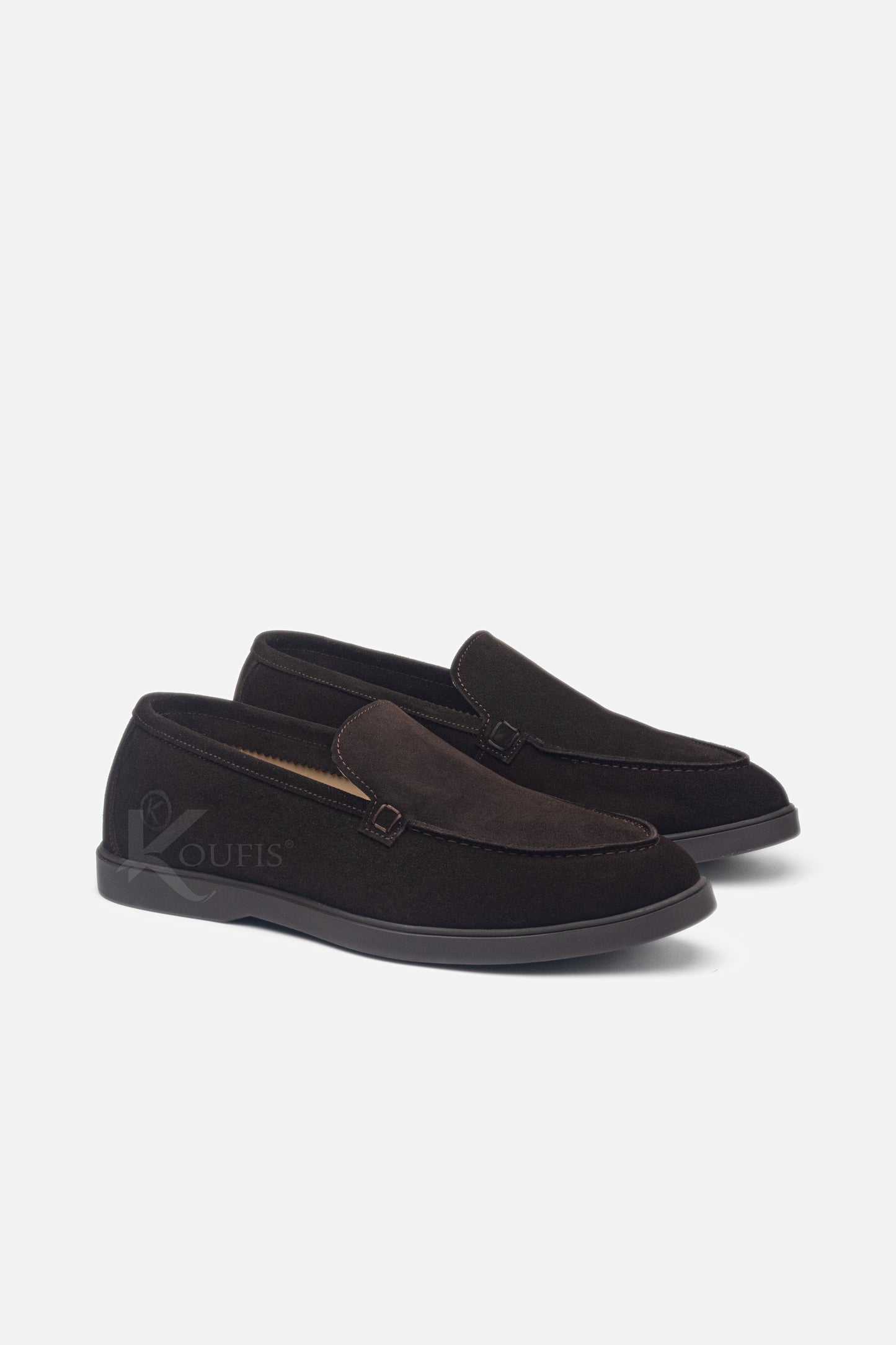 K607 Ballerine en Daim