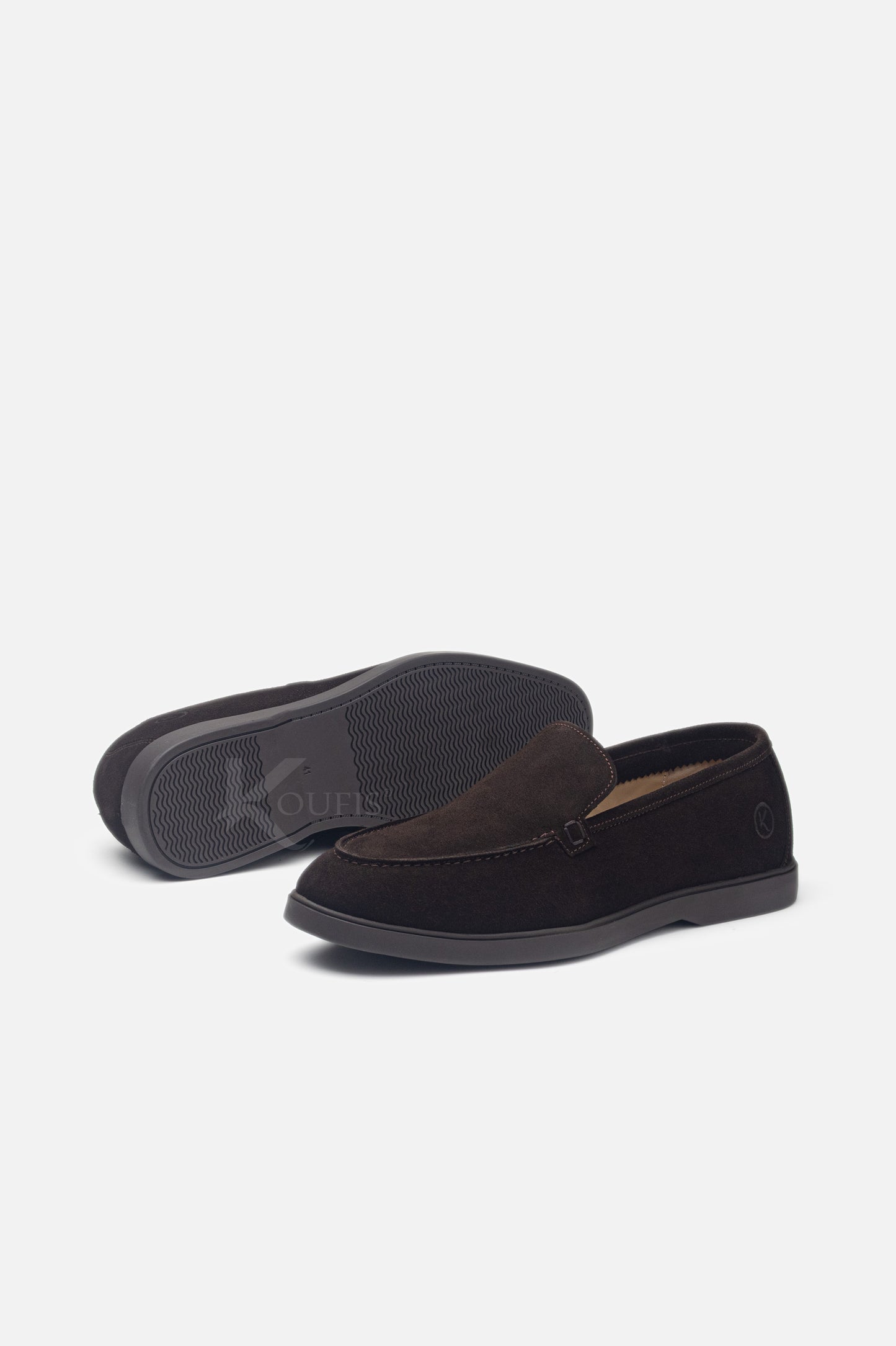 K607 Ballerine en Daim