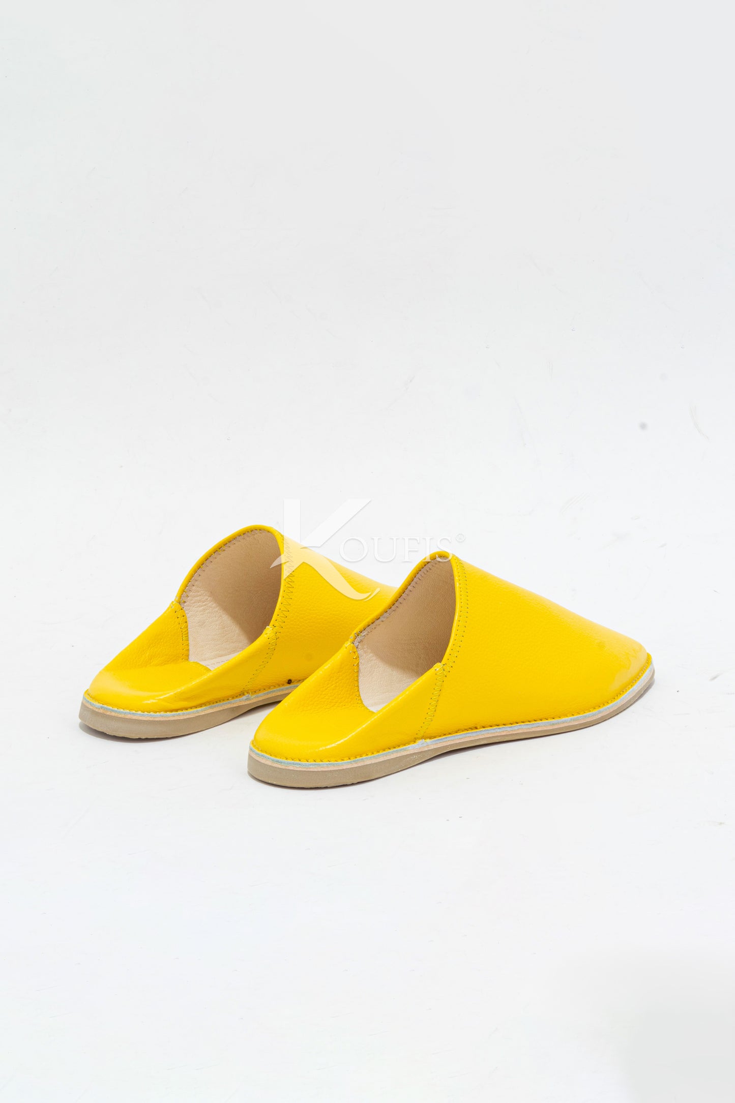 k01 Babouche Marocaine en Cuir