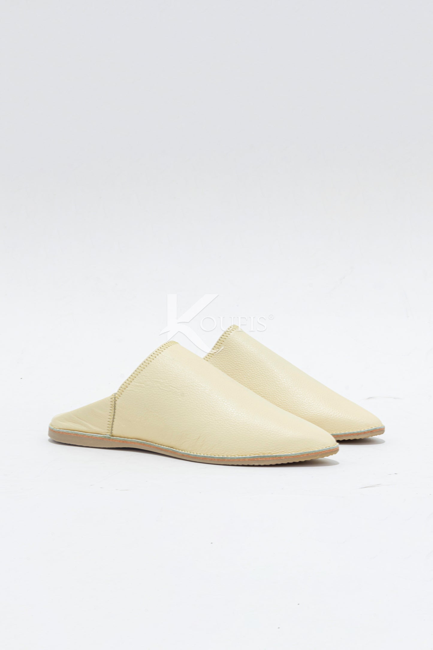 k01 Babouche Marocaine en Cuir