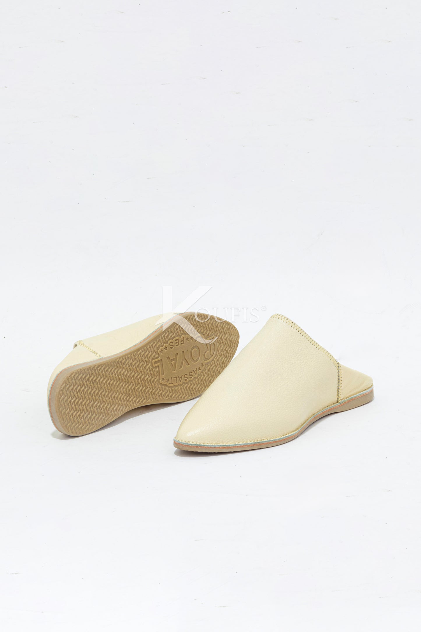 k01 Babouche Marocaine en Cuir