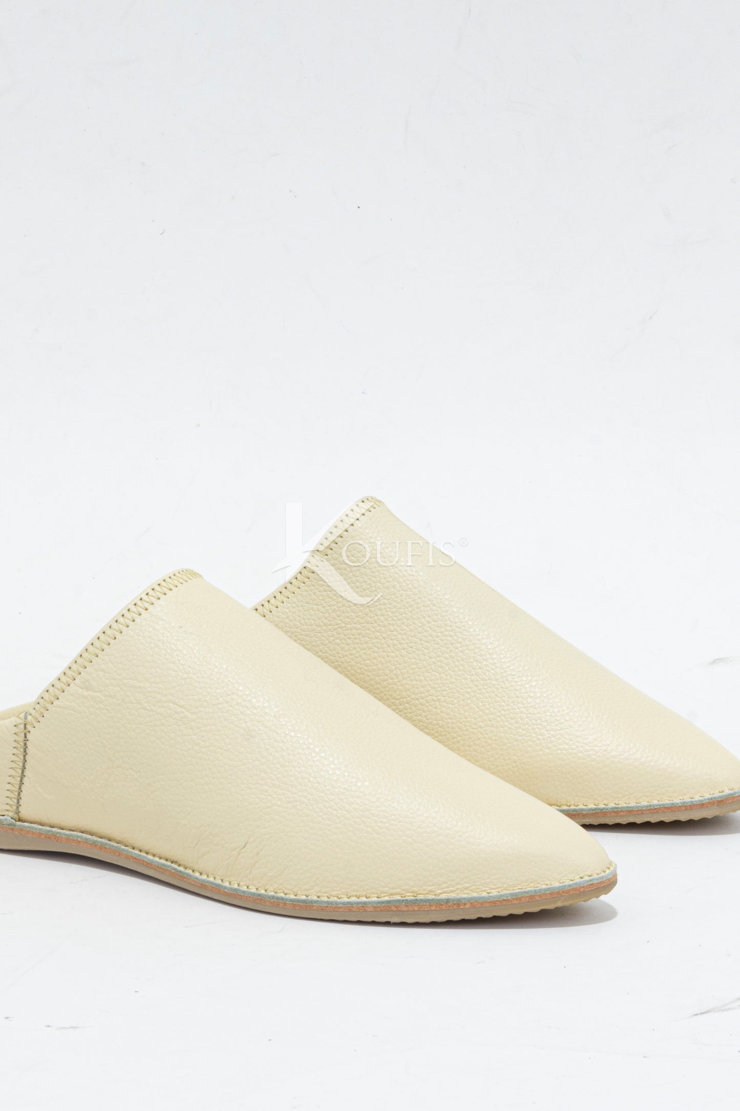k01 Babouche Marocaine en Cuir