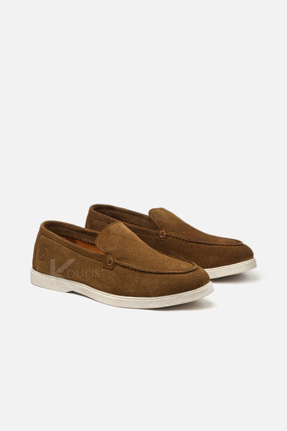 K607 Ballerine en Daim