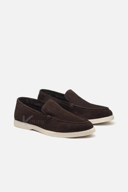 K607 Ballerine en Daim