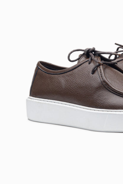 K26 Basket en Cuir Marron