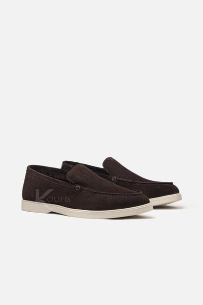 K607 Ballerine en Daim