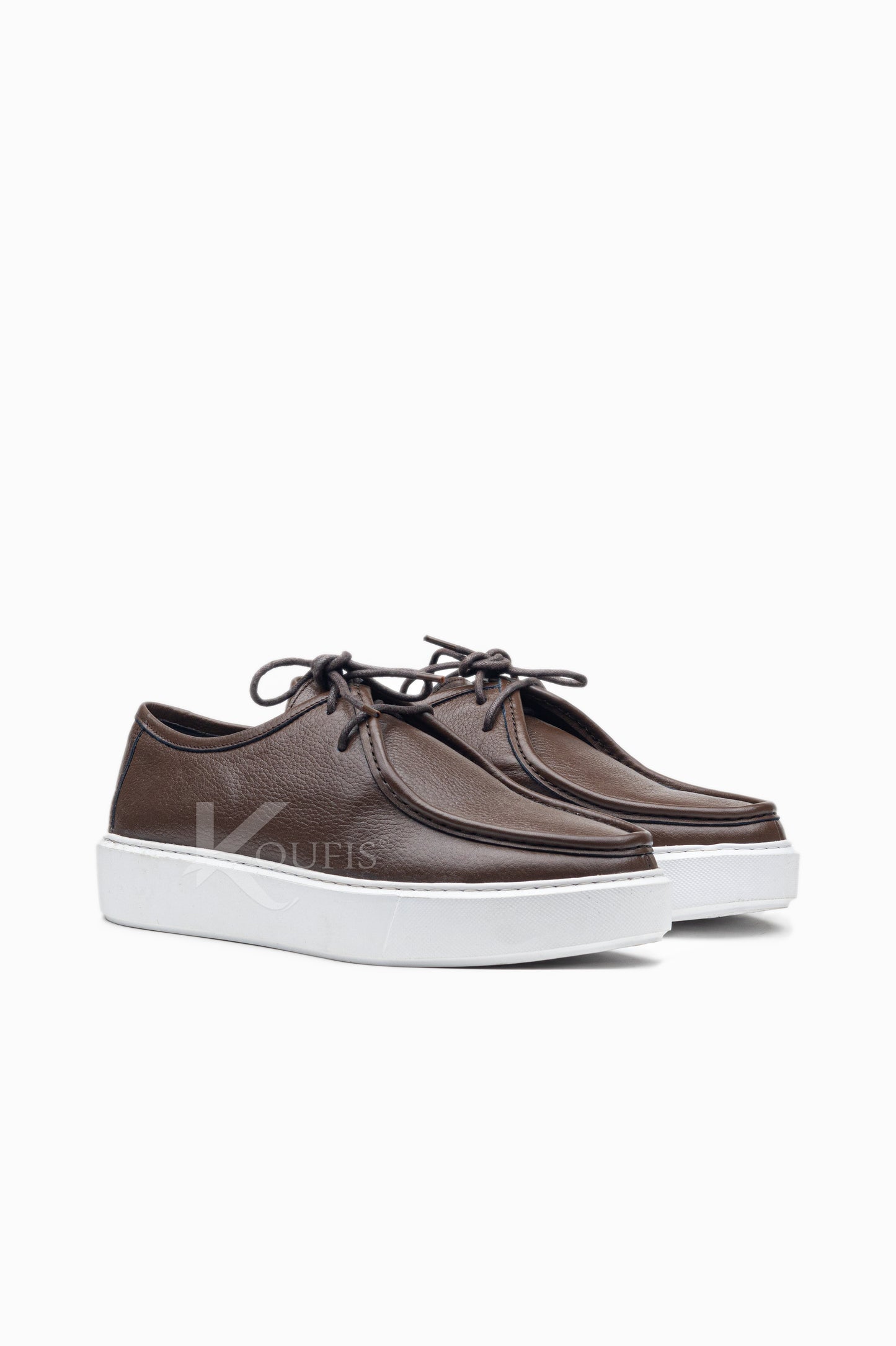 K26 Basket en Cuir Marron
