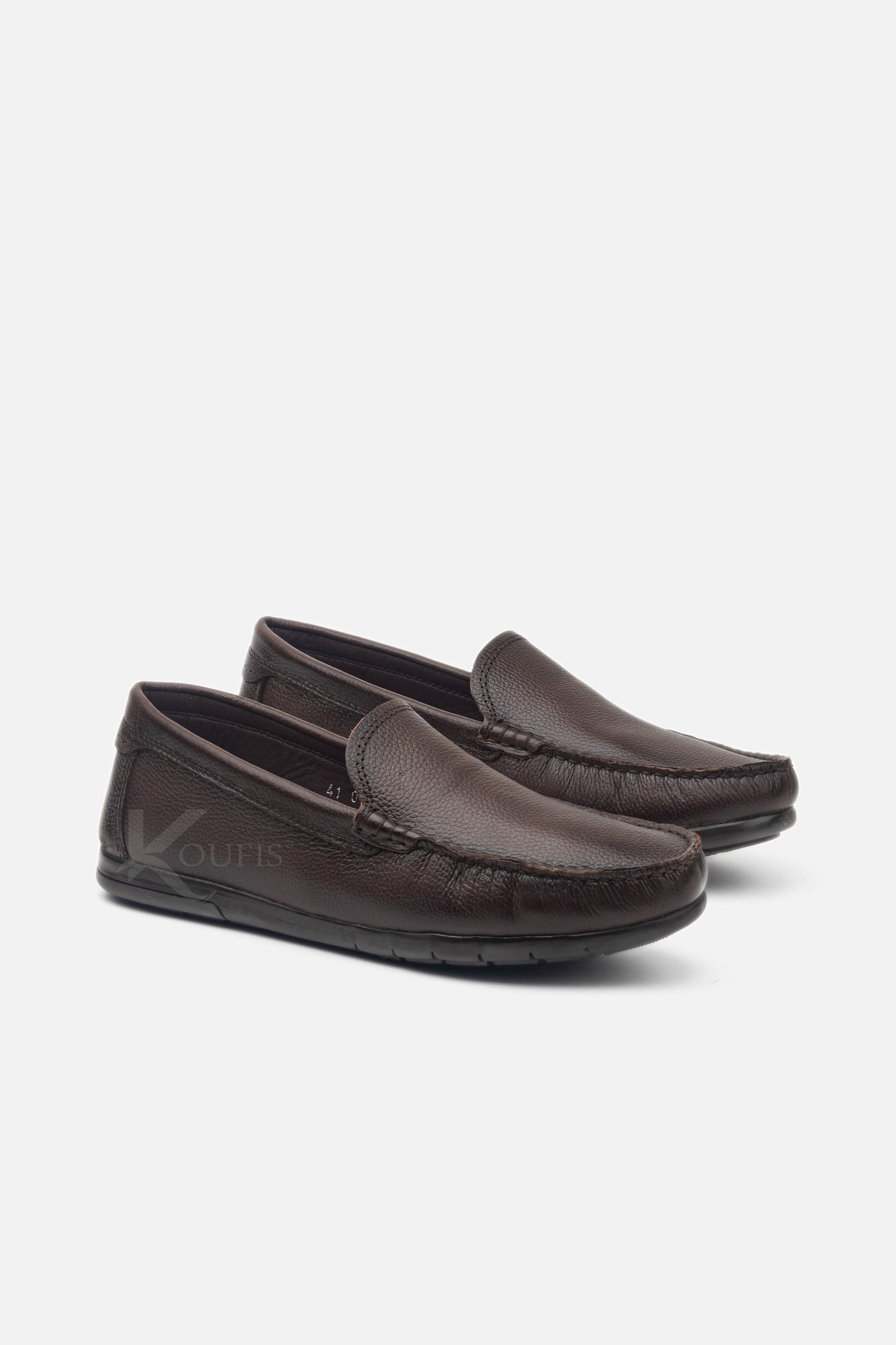 K612 Mocassin En Cuir