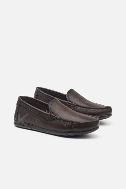 K612 Mocassin En Cuir