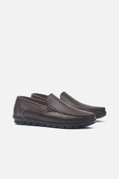 K613 Mocassin En Cuir