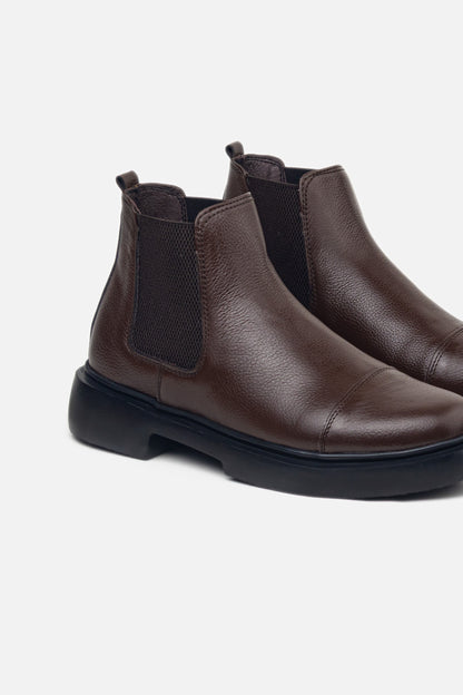 K133 Bottine en Cuir