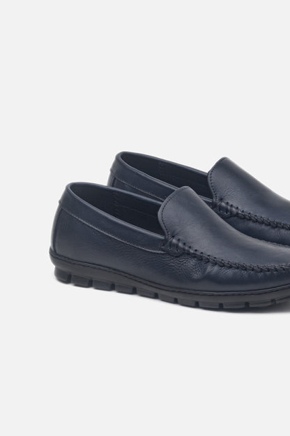 K613 Mocassin En Cuir