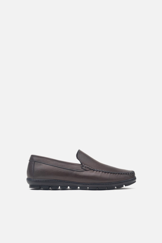 K613 Mocassin En Cuir