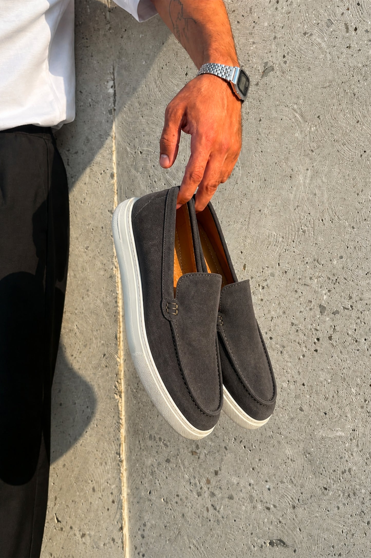 K617 Ballerine en Daim