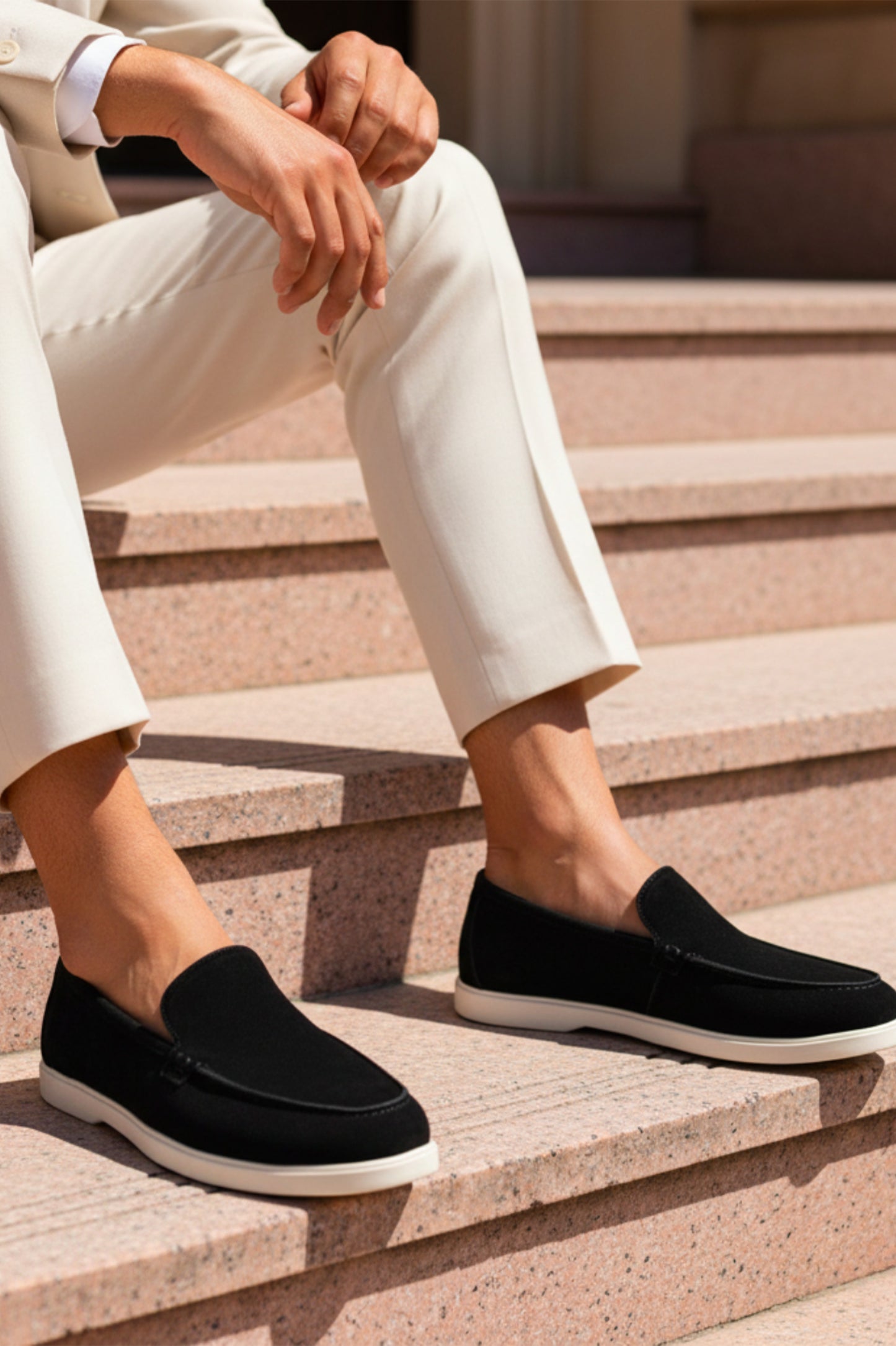 K607 Ballerine en Daim