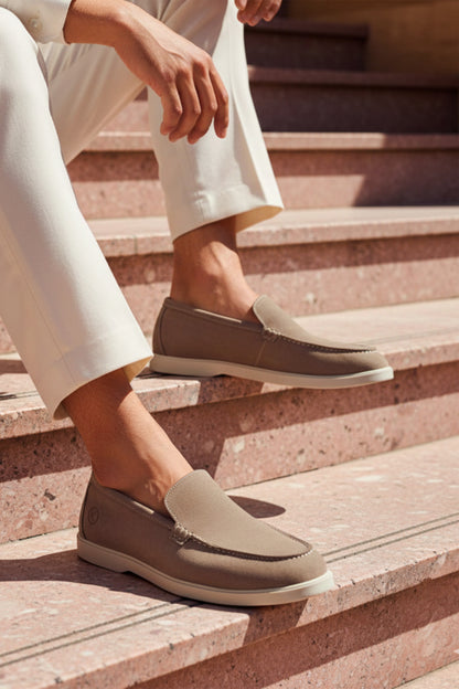 K607 Ballerine en Daim