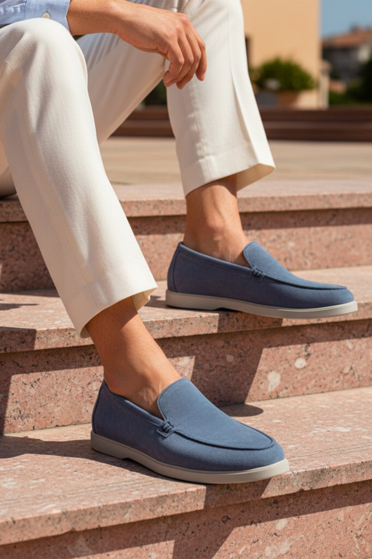K607 Ballerine en Daim