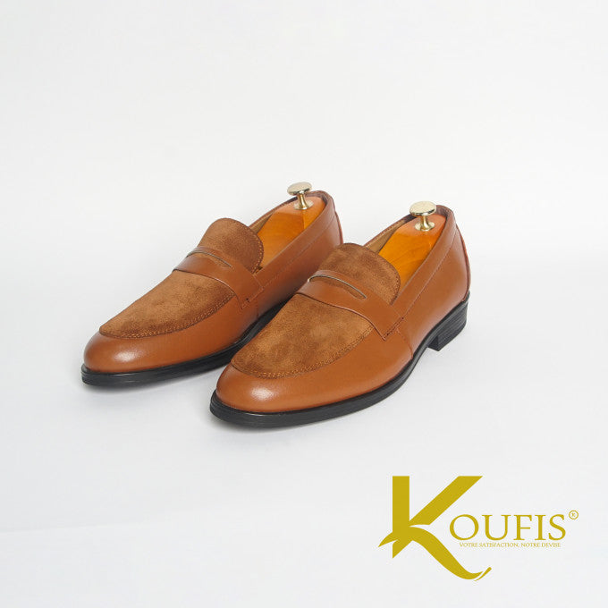 Chaussure classe marron online