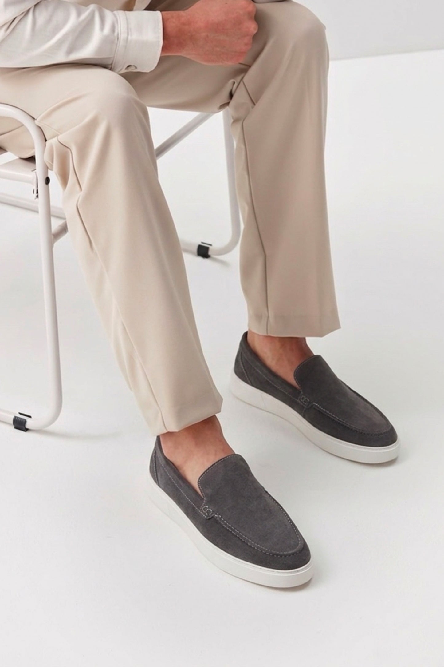 K617 Ballerine en Daim